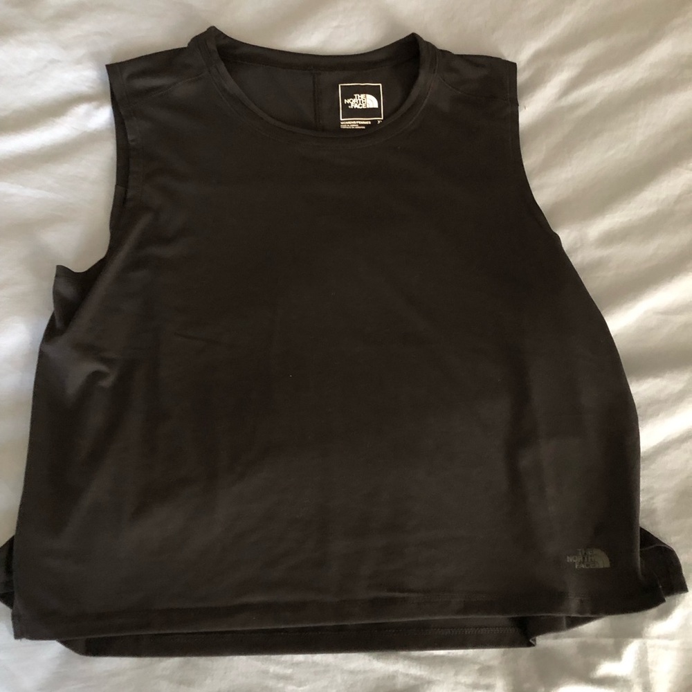 The north face black tank top womens size XL sleeveless shirt